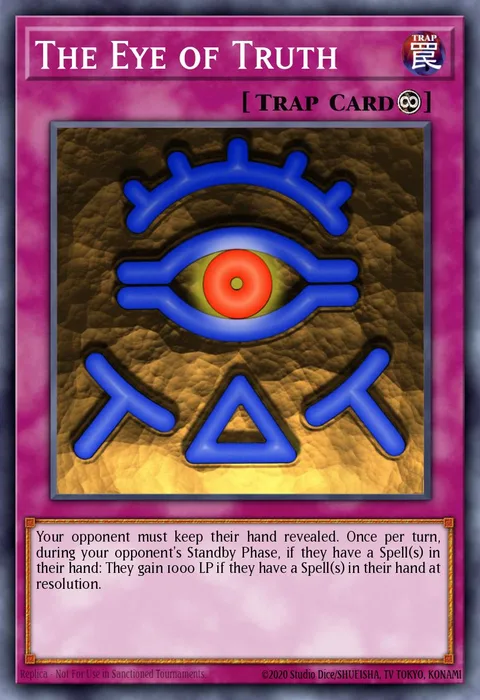 The Eye of Truth trading card