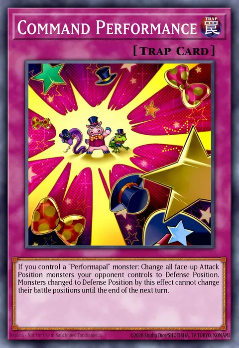 Command Performance trading card