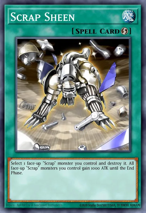 Scrap Sheen trading card