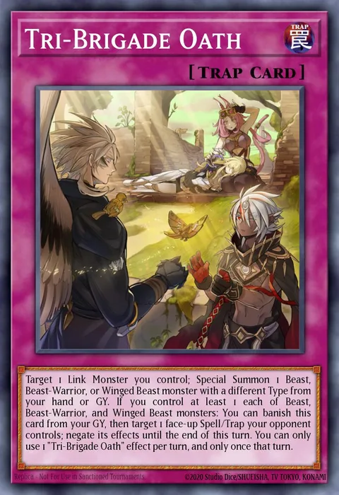 Tri-Brigade Oath trading card