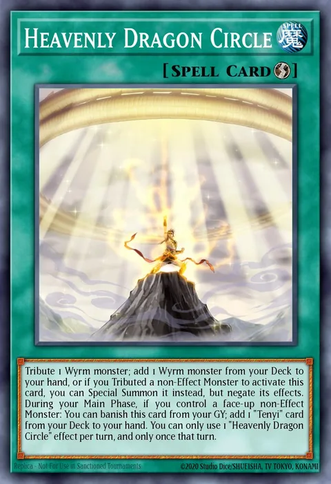 Heavenly Dragon Circle trading card