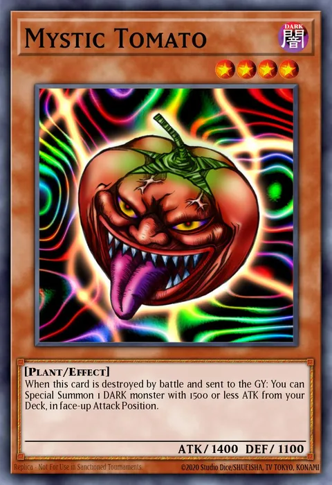 Mystic Tomato trading card