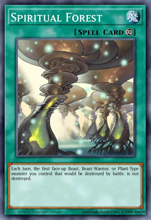 Spiritual Forest trading card