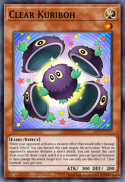 Clear Kuriboh trading card