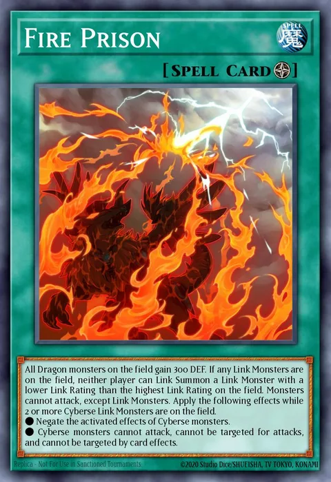 Fire Prison trading card