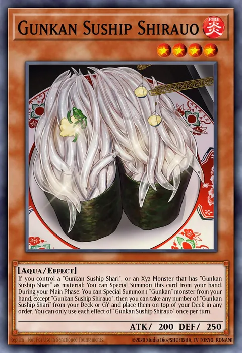 Gunkan Suship Shirauo trading card