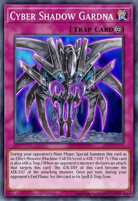 Cyber Shadow Gardna trading card