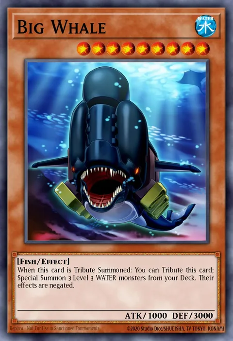 Big Whale trading card
