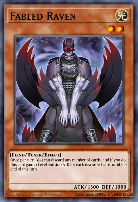 Fabled Raven trading card