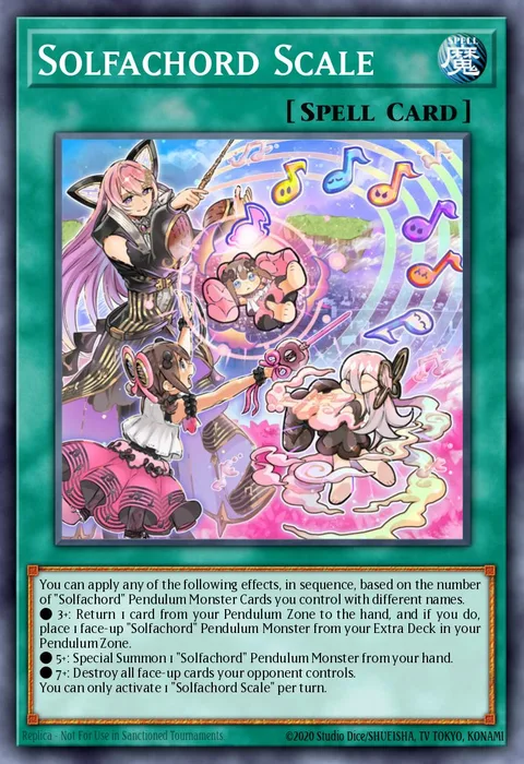 Solfachord Scale trading card