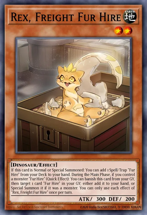 Rex, Freight Fur Hire trading card