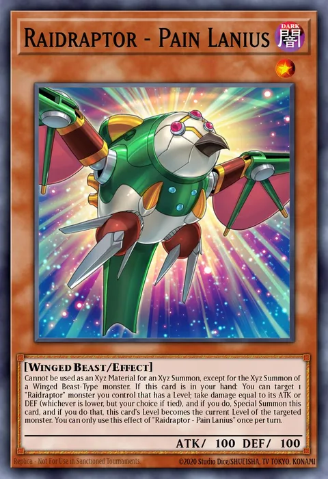 Raidraptor - Pain Lanius trading card