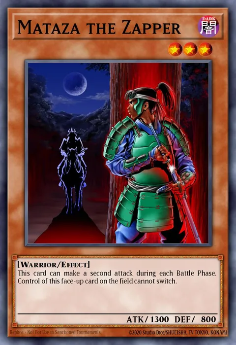 Mataza the Zapper trading card