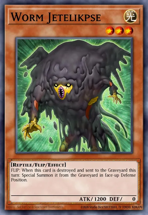 Worm Jetelikpse trading card