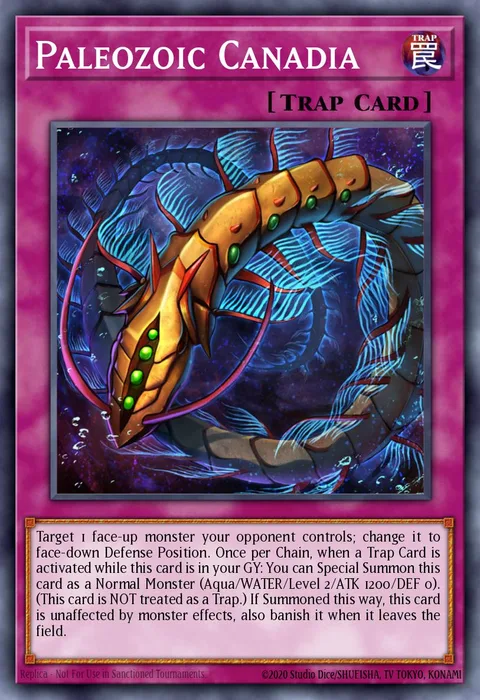 Paleozoic Canadia trading card