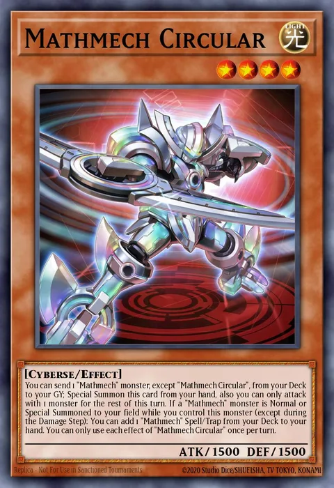 Mathmech Circular trading card