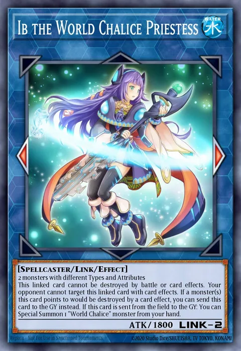 Ib the World Chalice Priestess trading card