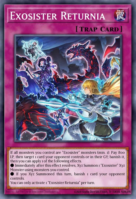 Exosister Returnia trading card