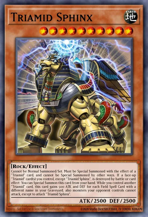 Triamid Sphinx trading card