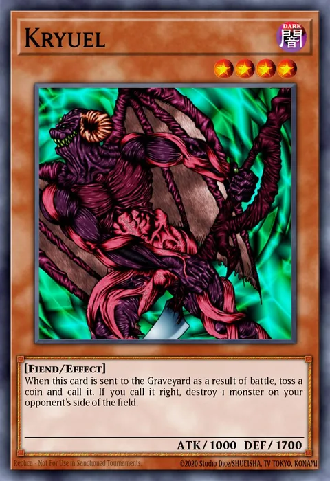 Kryuel trading card