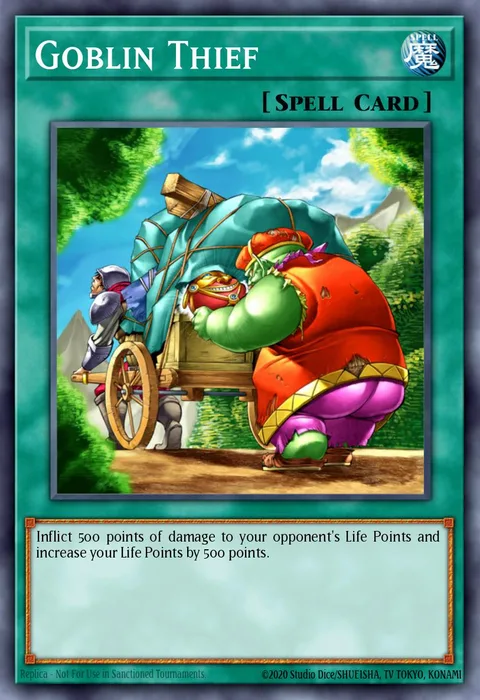 Goblin Thief trading card