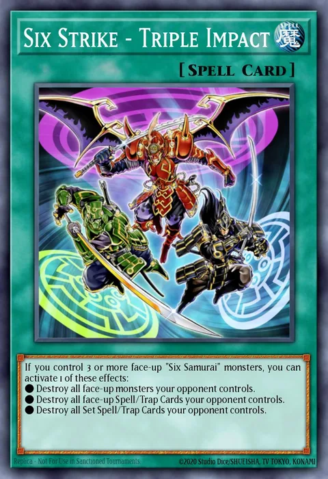 Six Strike - Triple Impact trading card
