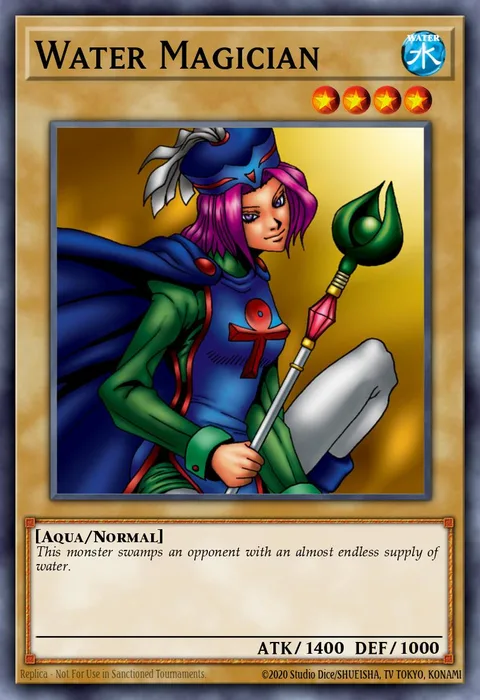 Water Magician trading card