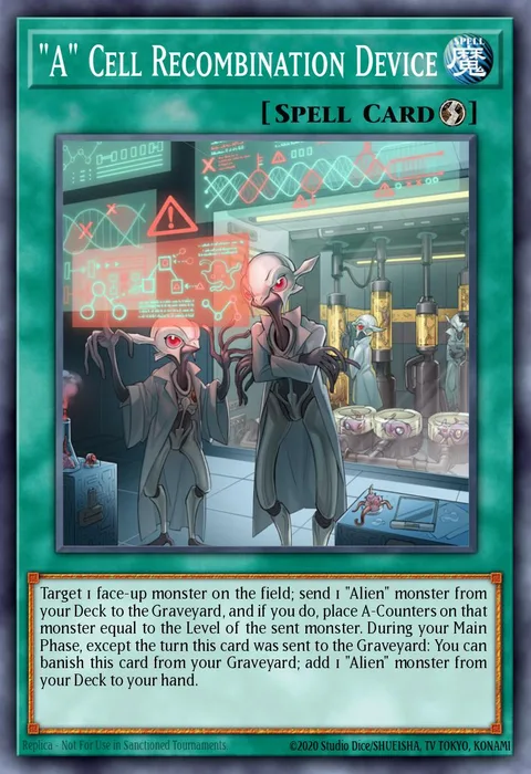 "A" Cell Recombination Device trading card