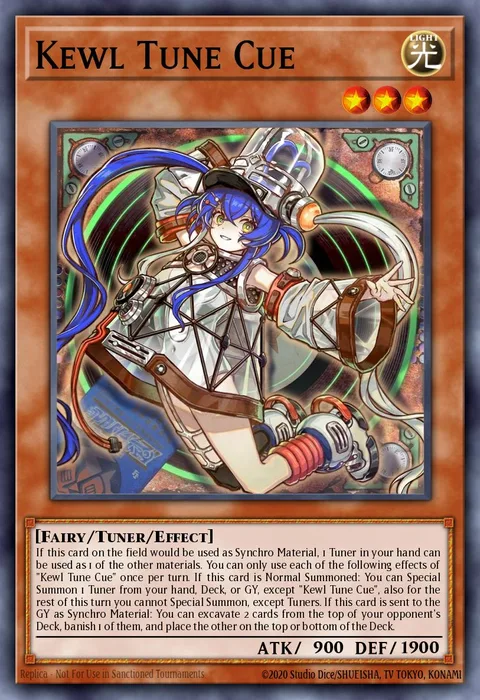 Kewl Tune Cue trading card