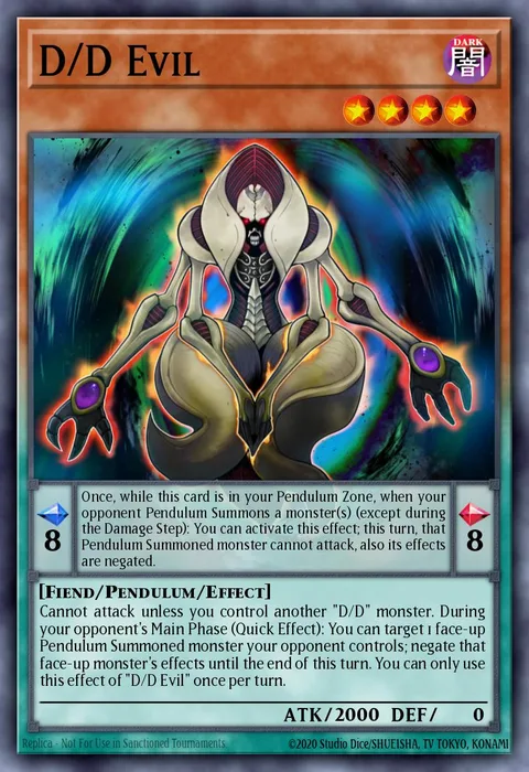 D/D Evil trading card