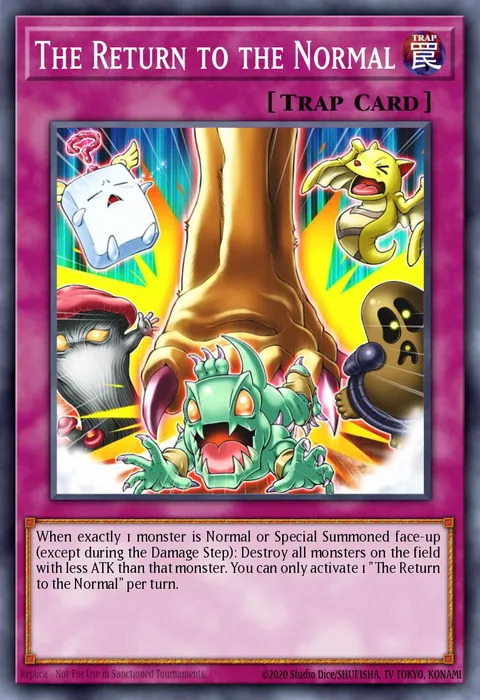 The Return to the Normal trading card