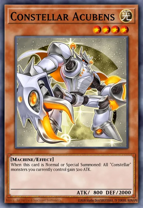 Constellar Acubens trading card