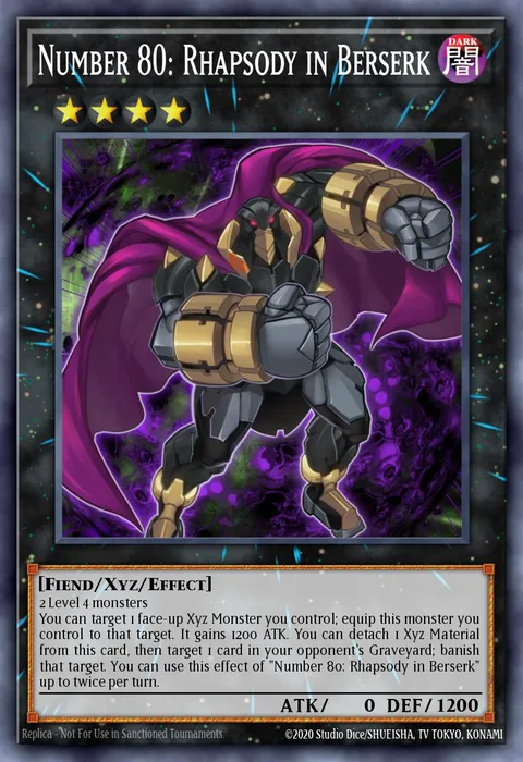 Number 80: Rhapsody in Berserk trading card