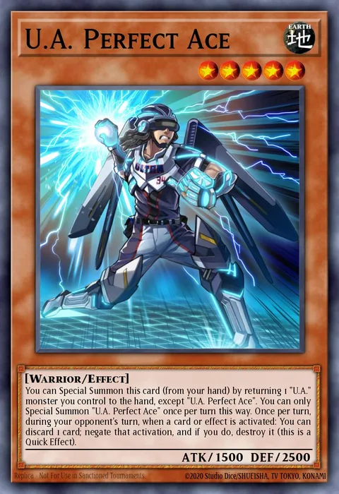 U.A. Perfect Ace trading card