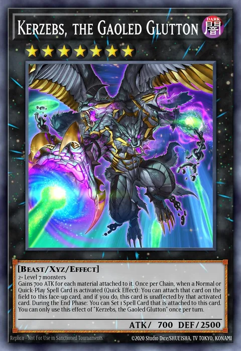 Kerzebs, the Gaoled Glutton trading card