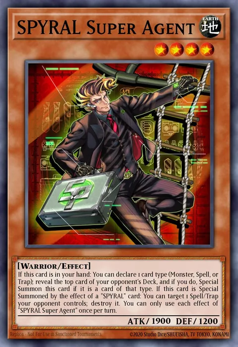 SPYRAL Super Agent trading card