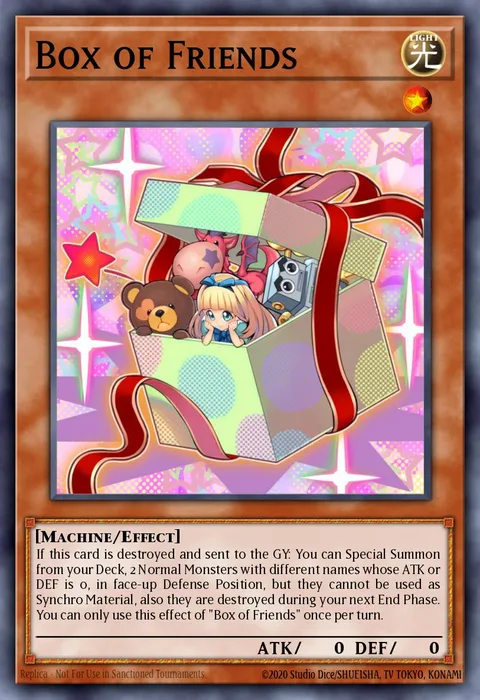 Box of Friends trading card