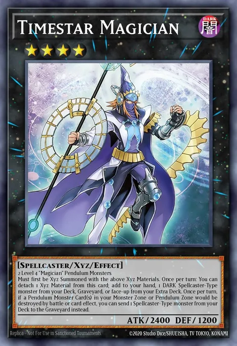 Timestar Magician trading card