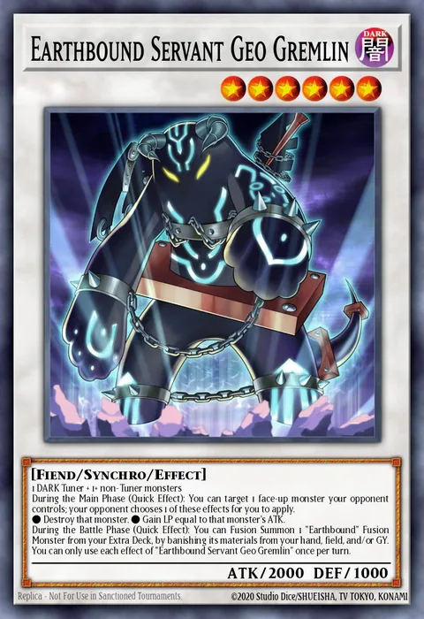 Earthbound Servant Geo Gremlin trading card