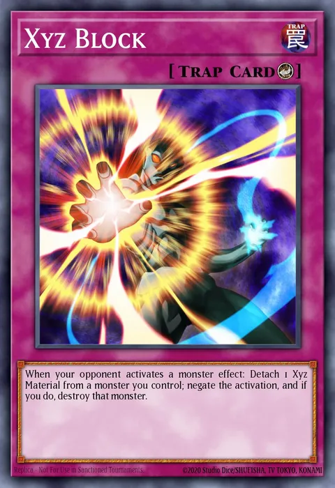 Xyz Block trading card