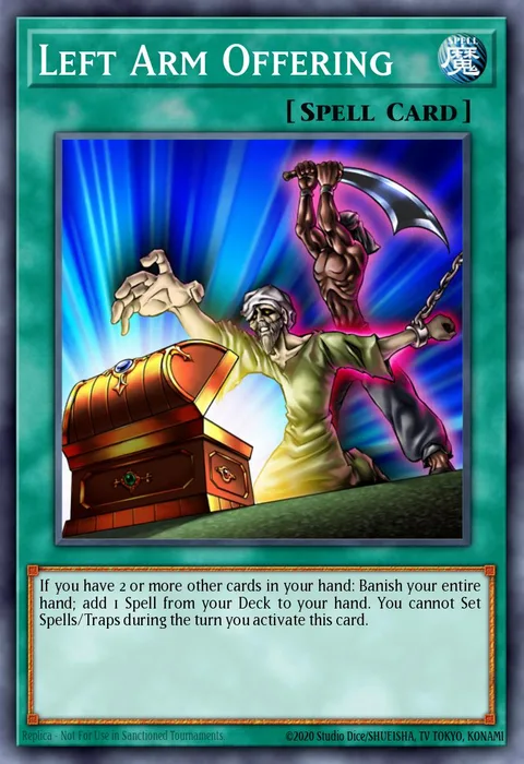 Left Arm Offering trading card