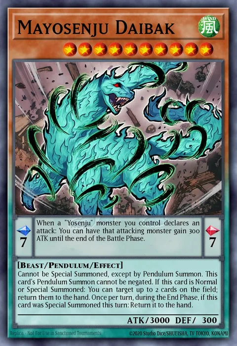 Mayosenju Daibak trading card