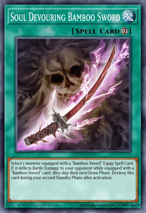 Soul Devouring Bamboo Sword trading card