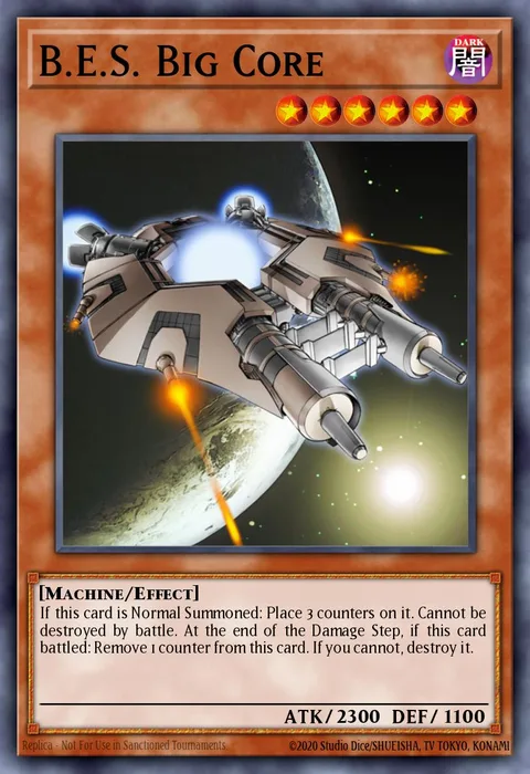 B.E.S. Big Core trading card