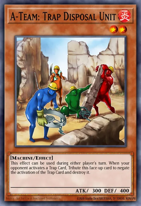 A-Team: Trap Disposal Unit trading card
