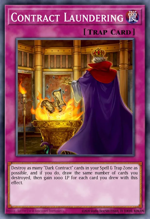Contract Laundering trading card