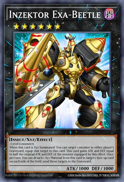 Inzektor Exa-Beetle trading card