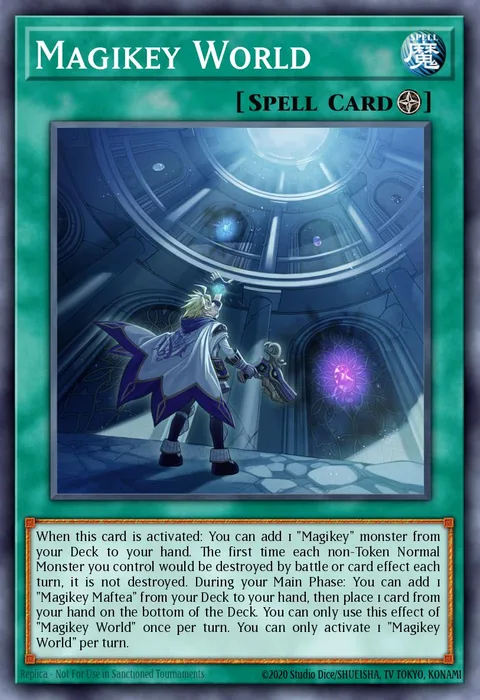 Magikey World trading card