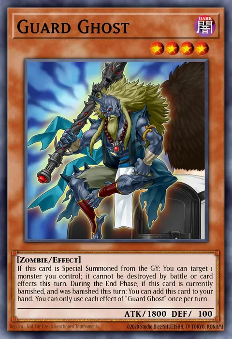Guard Ghost trading card