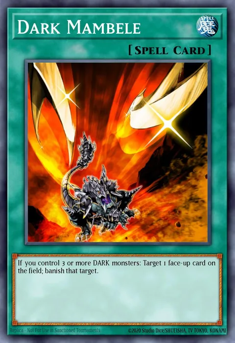 Dark Mambele trading card